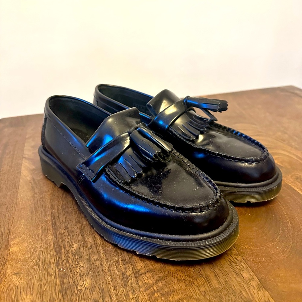 Dr. Martens ADRIAN SMOOTH LEATHER TASSEL LOAFERS